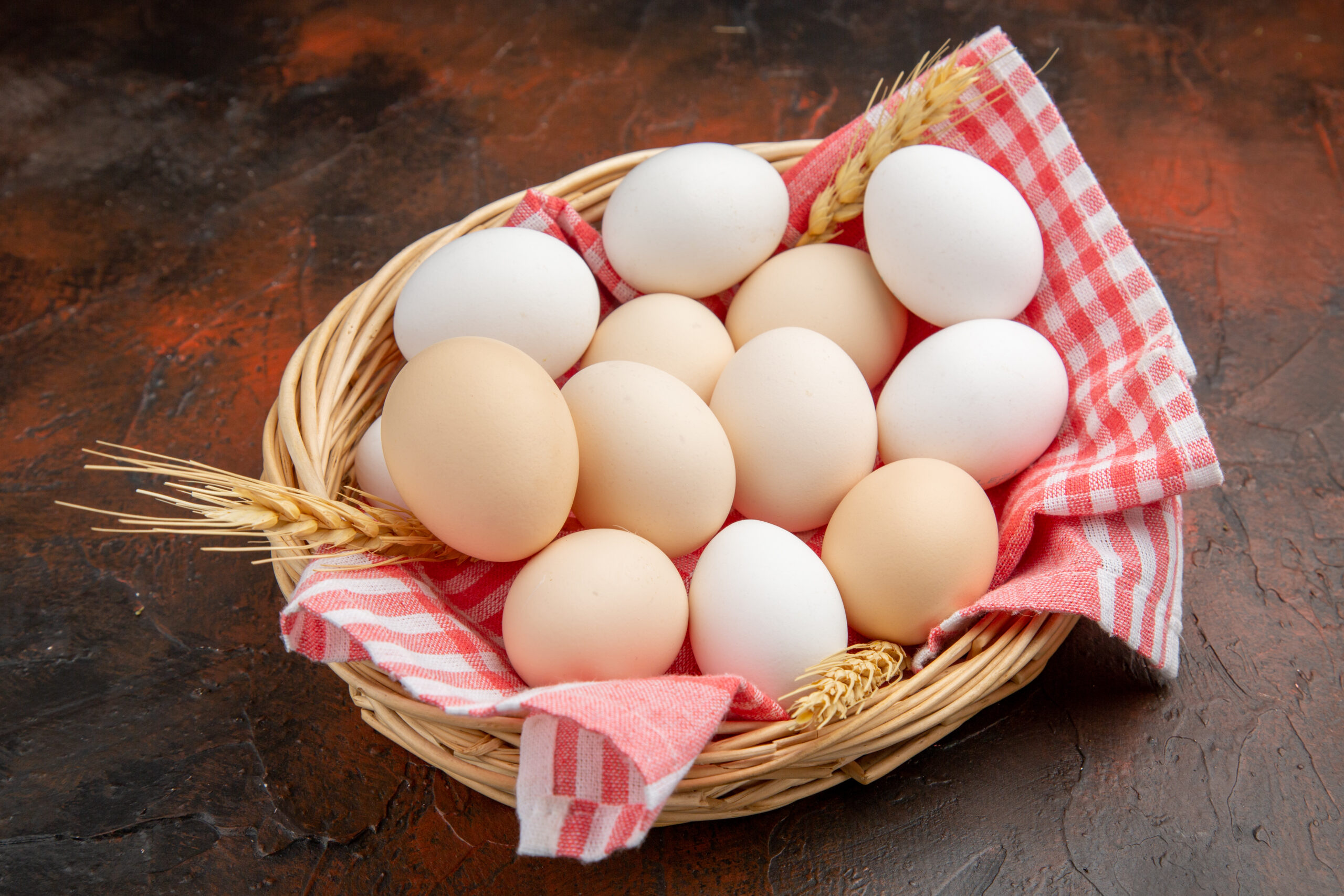 Cedar Creek Eggs from free range chickens.